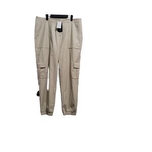 Faux Leather Joggers 
